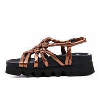 Patrizia Bonfanti - Women's Alison New Onde Sandal - brown - leather - sandals