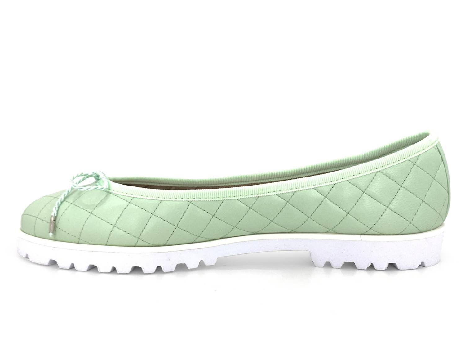 Paul Mayer/Attitudes - Women's Breeze Bergen Ballet Shoe - green - platforms - shoes
