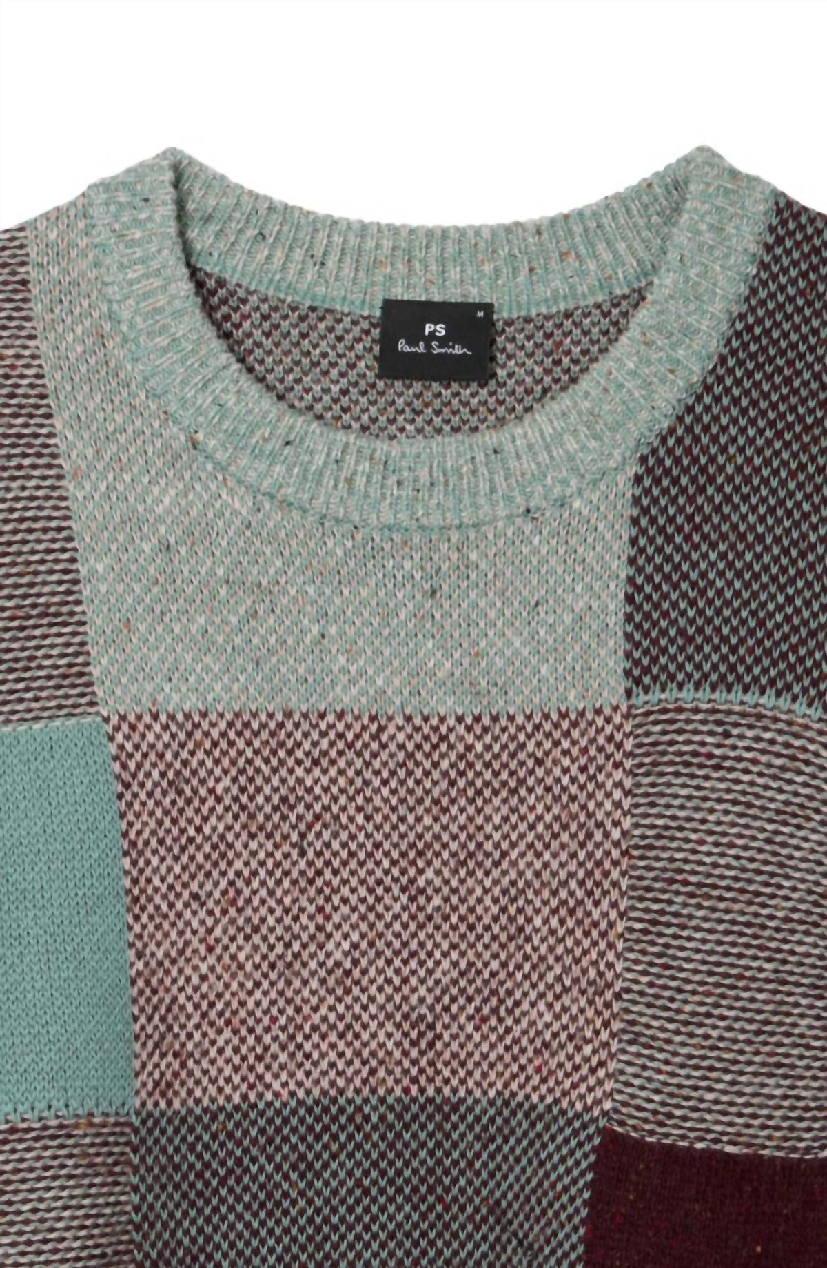 Paul Smith - Men's Patchwork Cotton & Wool-blend Sweater