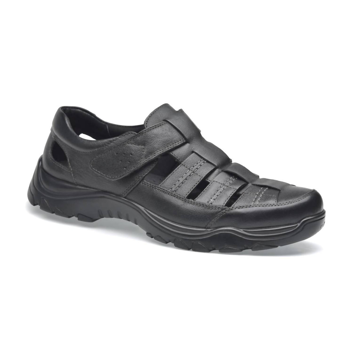 Closed Toe Leather Sandals