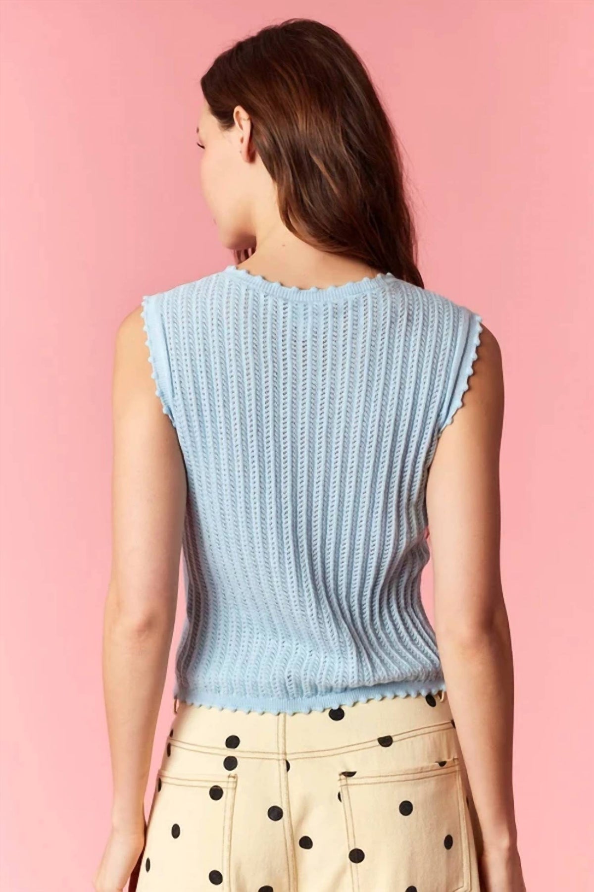 Peach Love - Audrey Knit Top