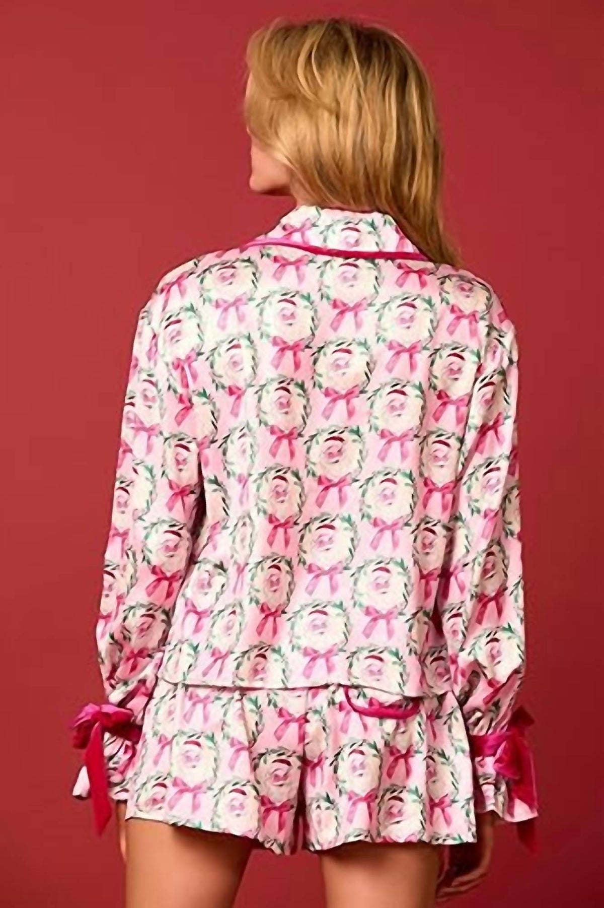 Peach Love - Santa Pj's Bottoms