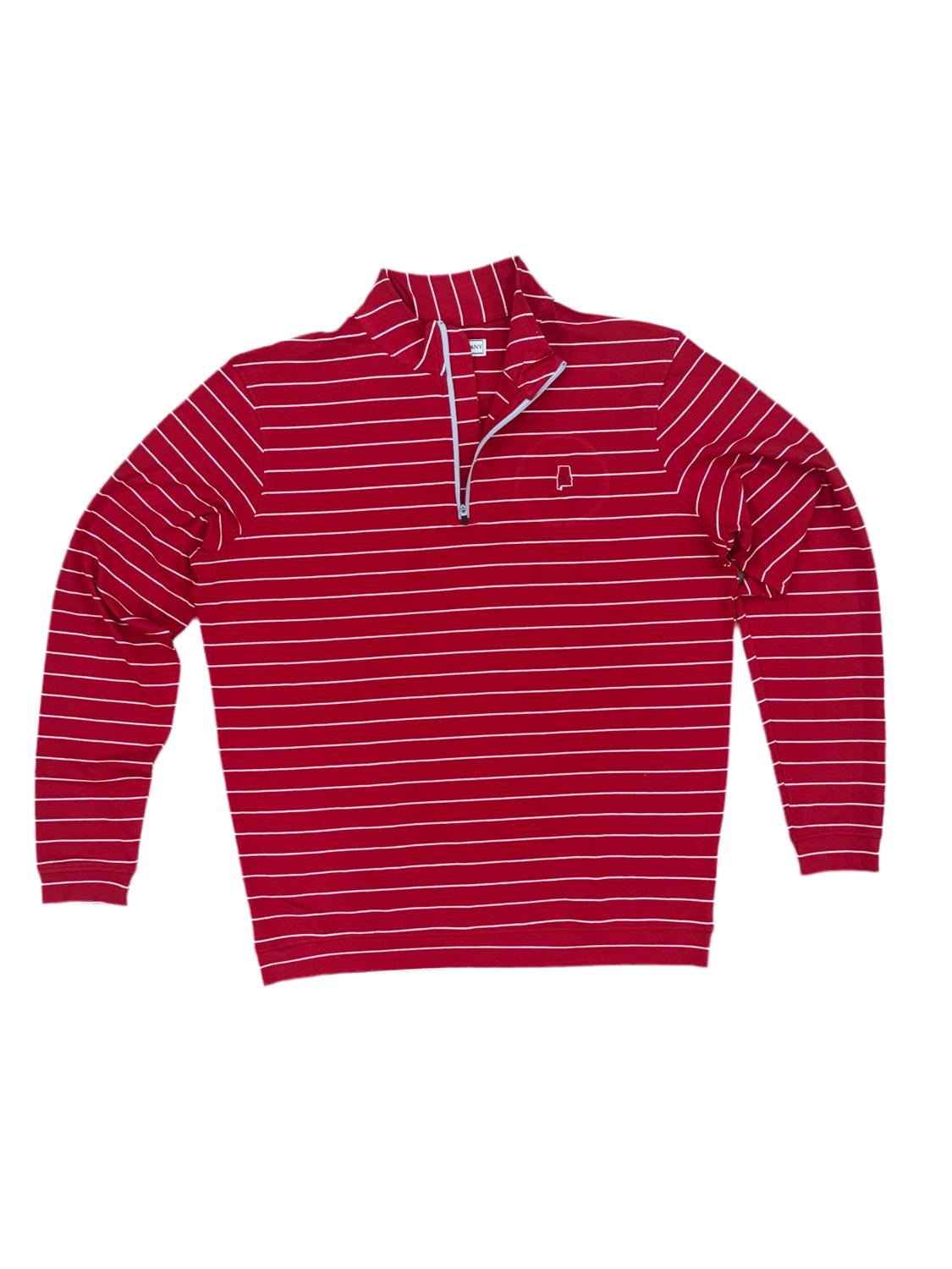 Peach State Pride - Men's Alabama Quarter Zip Sweater