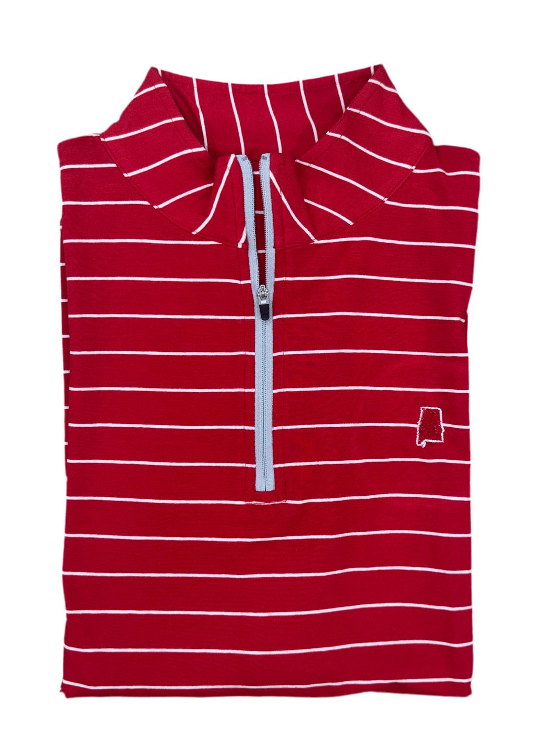 Peach State Pride - Men's Alabama Quarter Zip Sweater