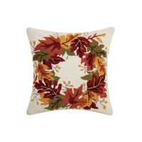 Peking Handicraft - Fall Wreath Hook Pillow