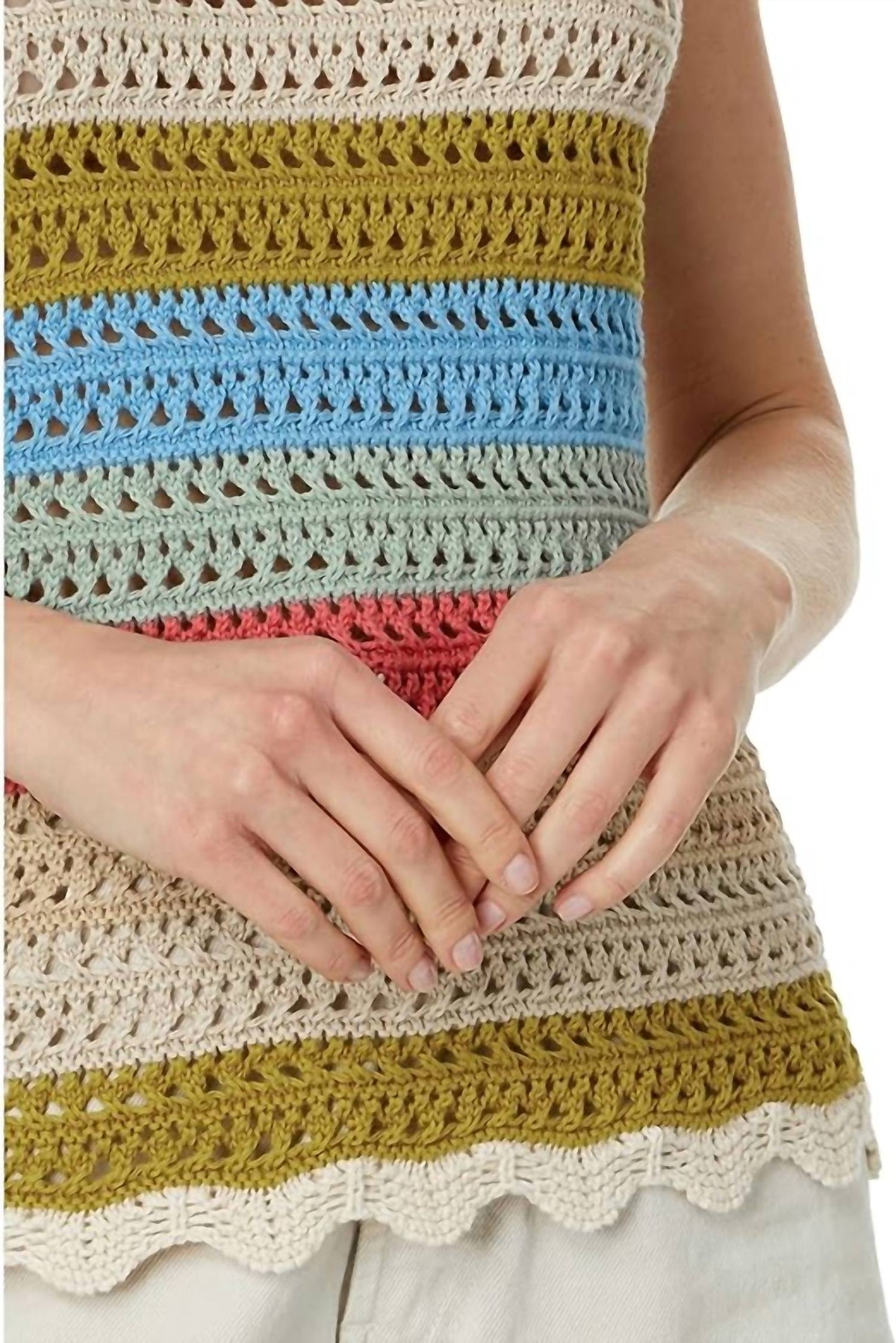 Pendleton - Stripe Sweater Tank Top