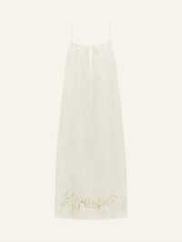 Peony - Embroidered Midi Dress