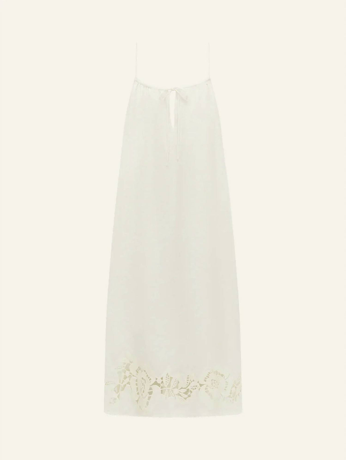Peony - Embroidered Midi Dress