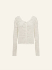 Peony - Pointelle Cardigan