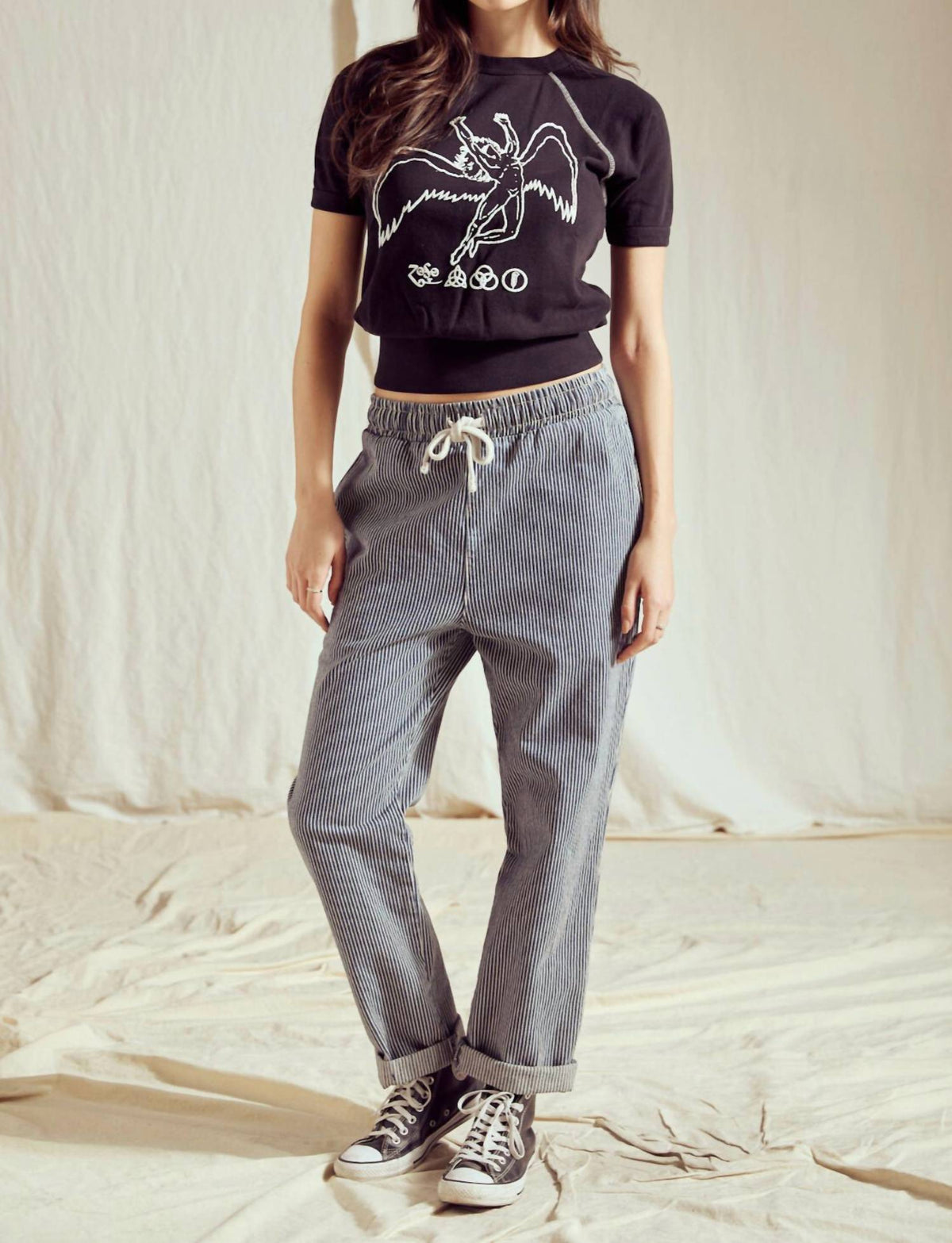 People Of Leisure - Led Zeppelin Short Sleeve Icarus Raglan