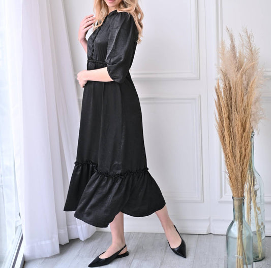 Pero New York - Caroline Dress - black - clothing - directbrandpartner