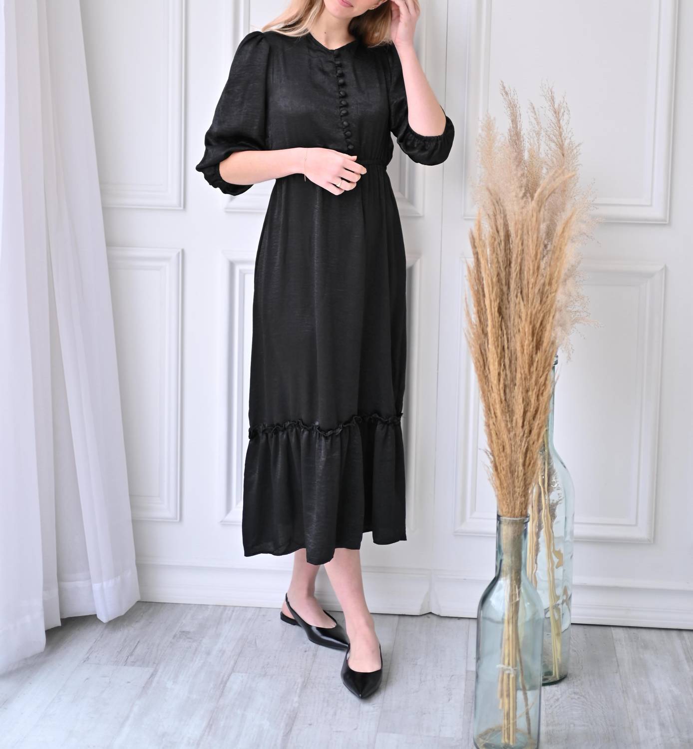 Pero New York - Caroline Dress - black - clothing - directbrandpartner