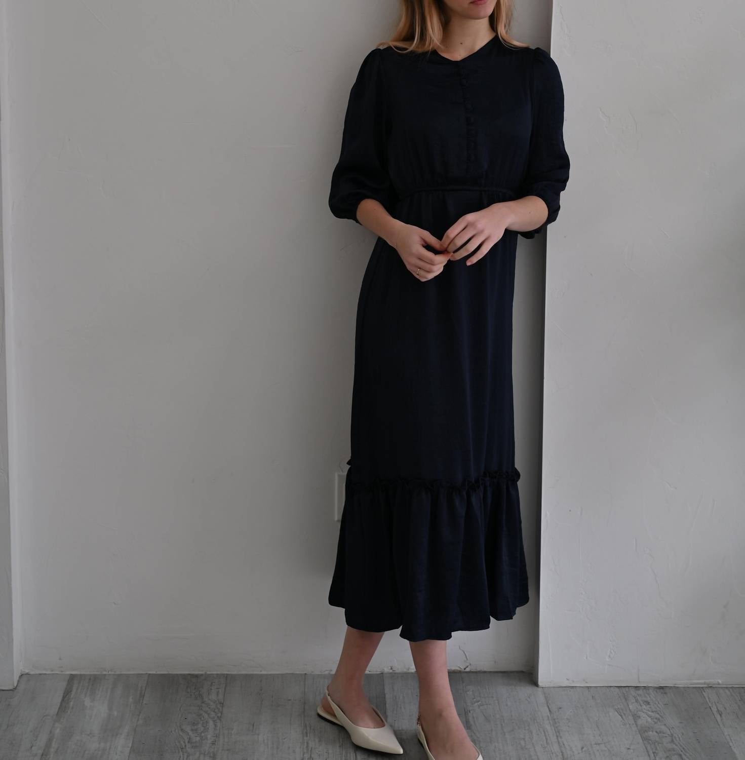 Pero New York - Caroline Dress - blue - clothing - directbrandpartner