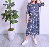 Pero New York - Mia Dress - blue - clothing - directbrandpartner
