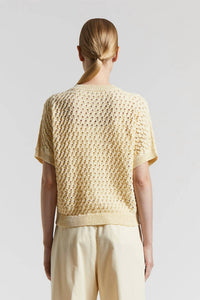 Peserico - Cotton Cordonnet Sweater With Sequins - clothing - cotton - blend - crew