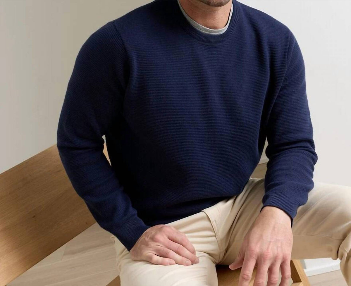 Peter Millar - Men's Coolspun Lite Textured Crewneck Sweater