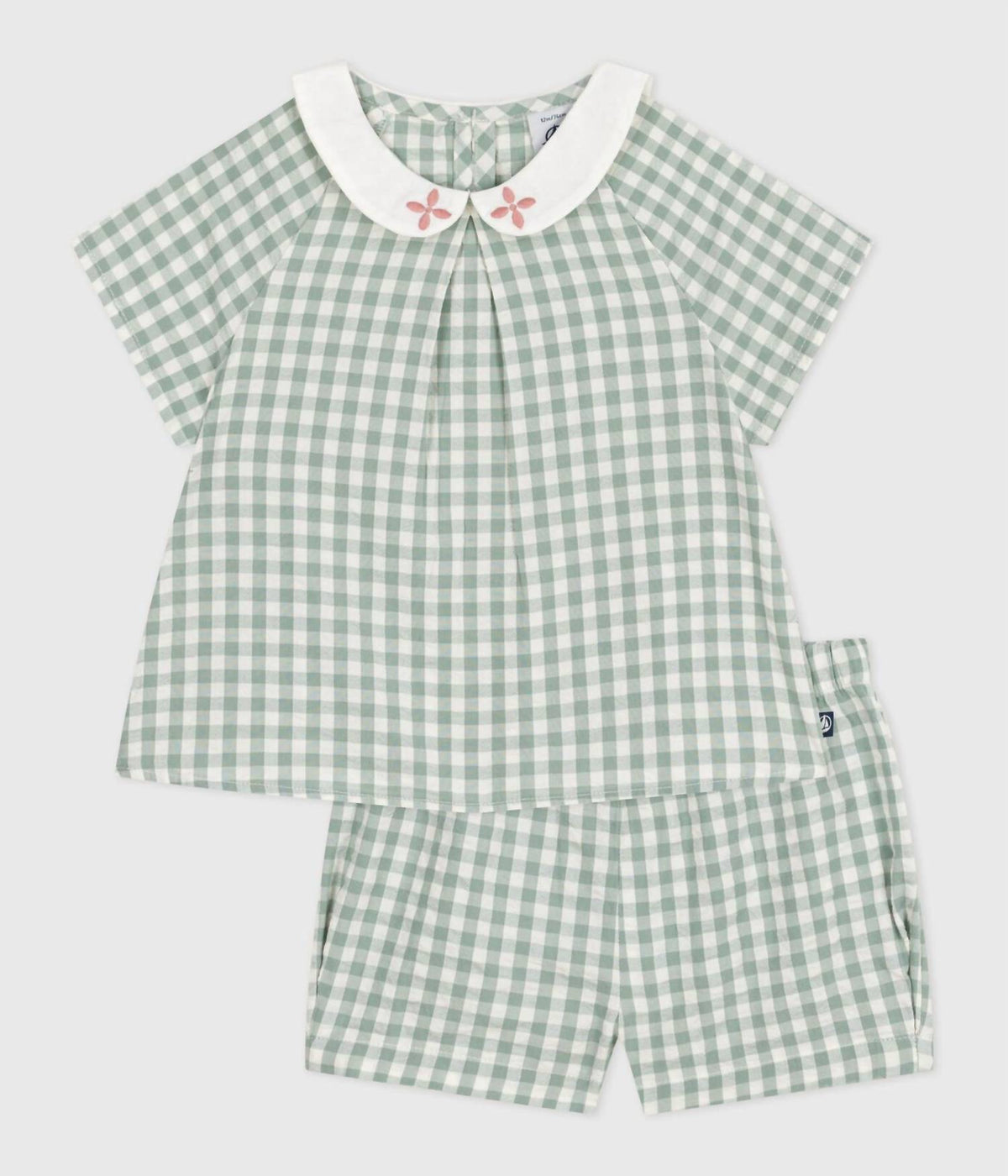 Petit Bateau - Girl's Check Picnic Set