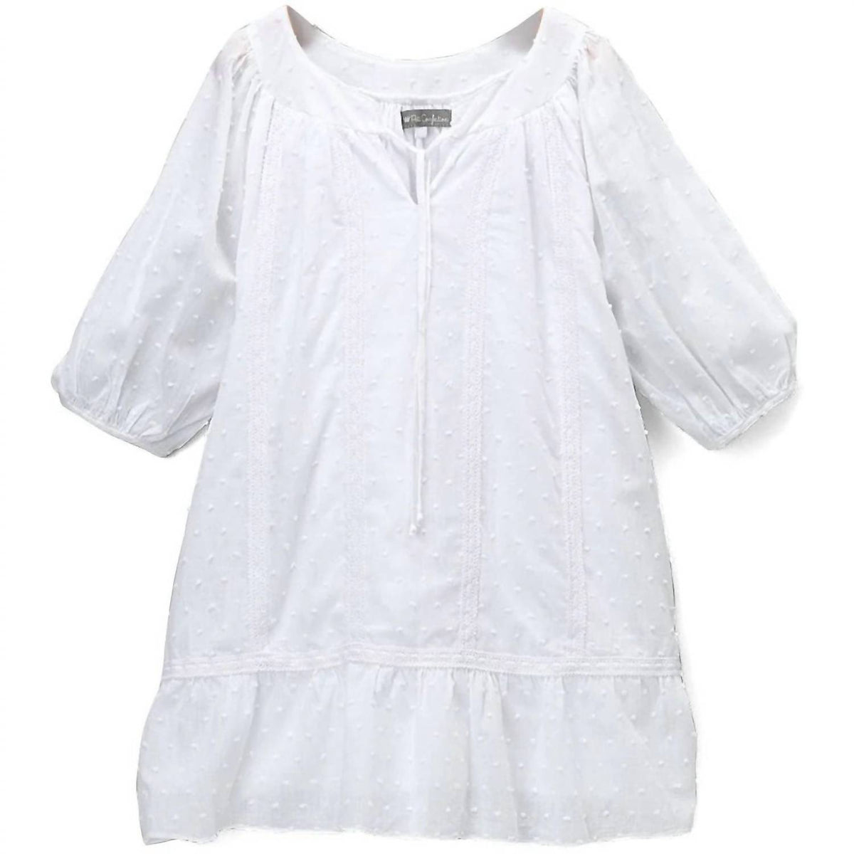 Petit Confection - Kids' Swiss Dot Caftan Dress