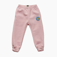 Petite Hailey - Kid's Patched Sweatshirt Set - pink - 