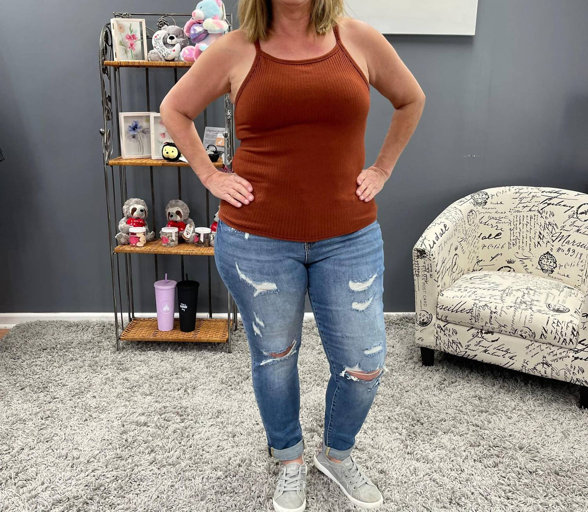 Phierce Fashions - Ribbed Tank Brami