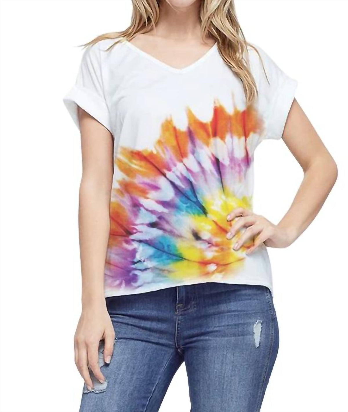 Phil Love - Sunshine Tie Dye Top - PLUS