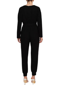 Philosophy - Crew Neck Dolman Long Sleeve Jumpsuit