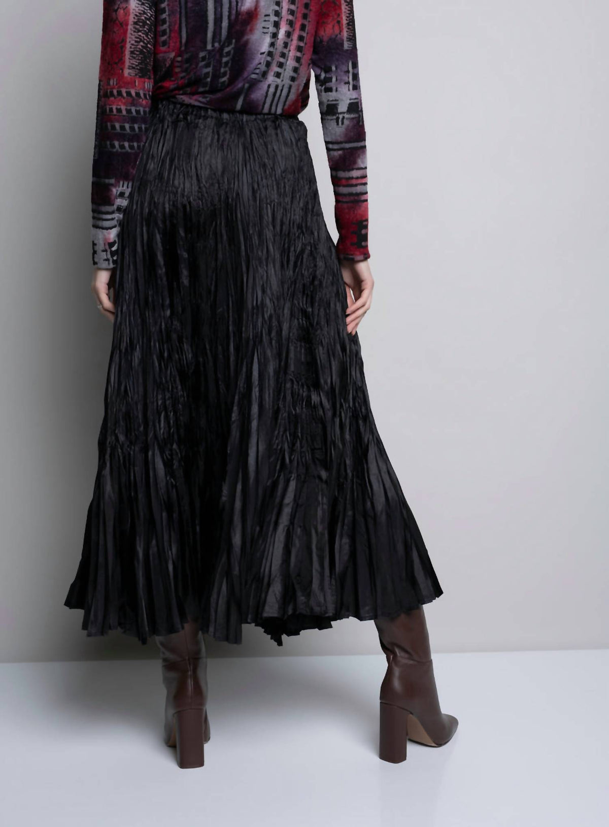 Picadilly - Crinkled Long Skirt