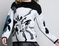 Picadilly - Floral Jacquard Sweater