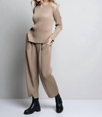 Picadilly - Picadilly Womens Wide-Leg Pleated Pants