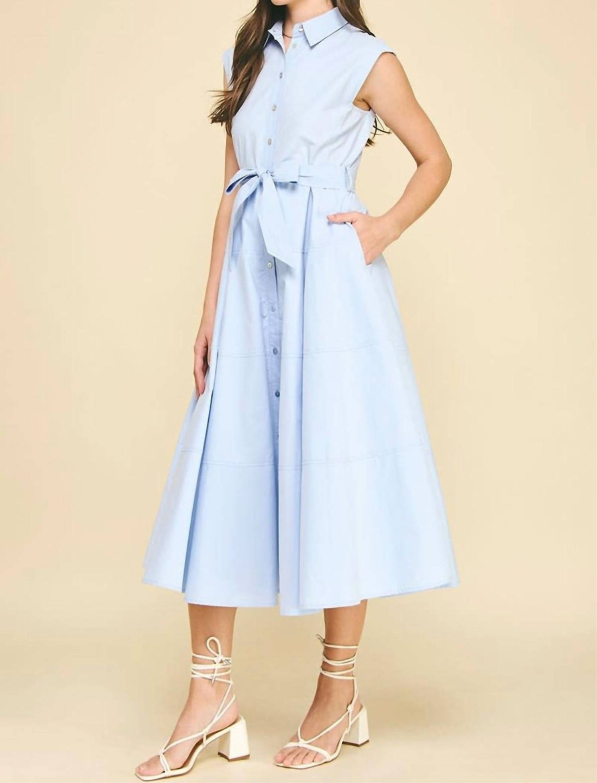 Pinch - Button Down Maxi Dress