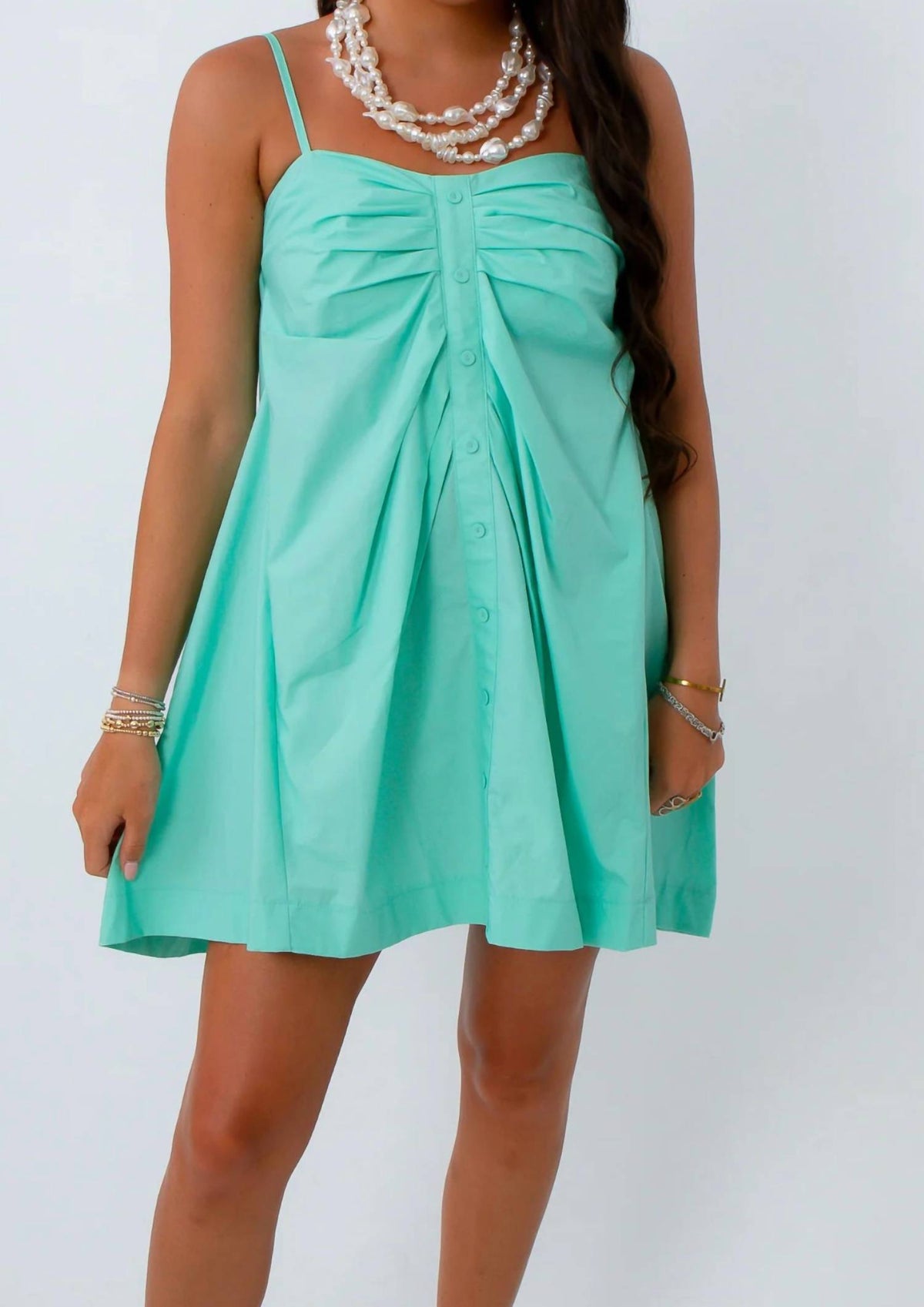 Pinch - Button Mini Dress