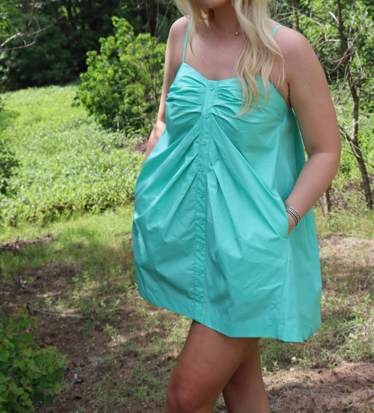 Pinch - Button Mini Dress