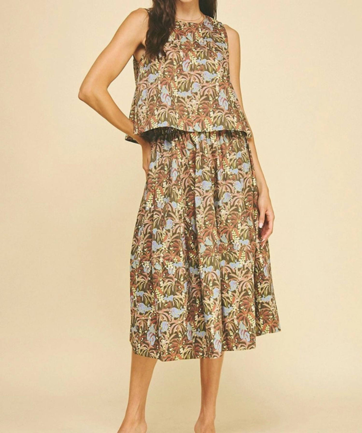 Pinch - Floral Midi Skirt