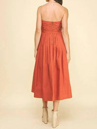 Pinch - Shirred Strapless Midi Dress