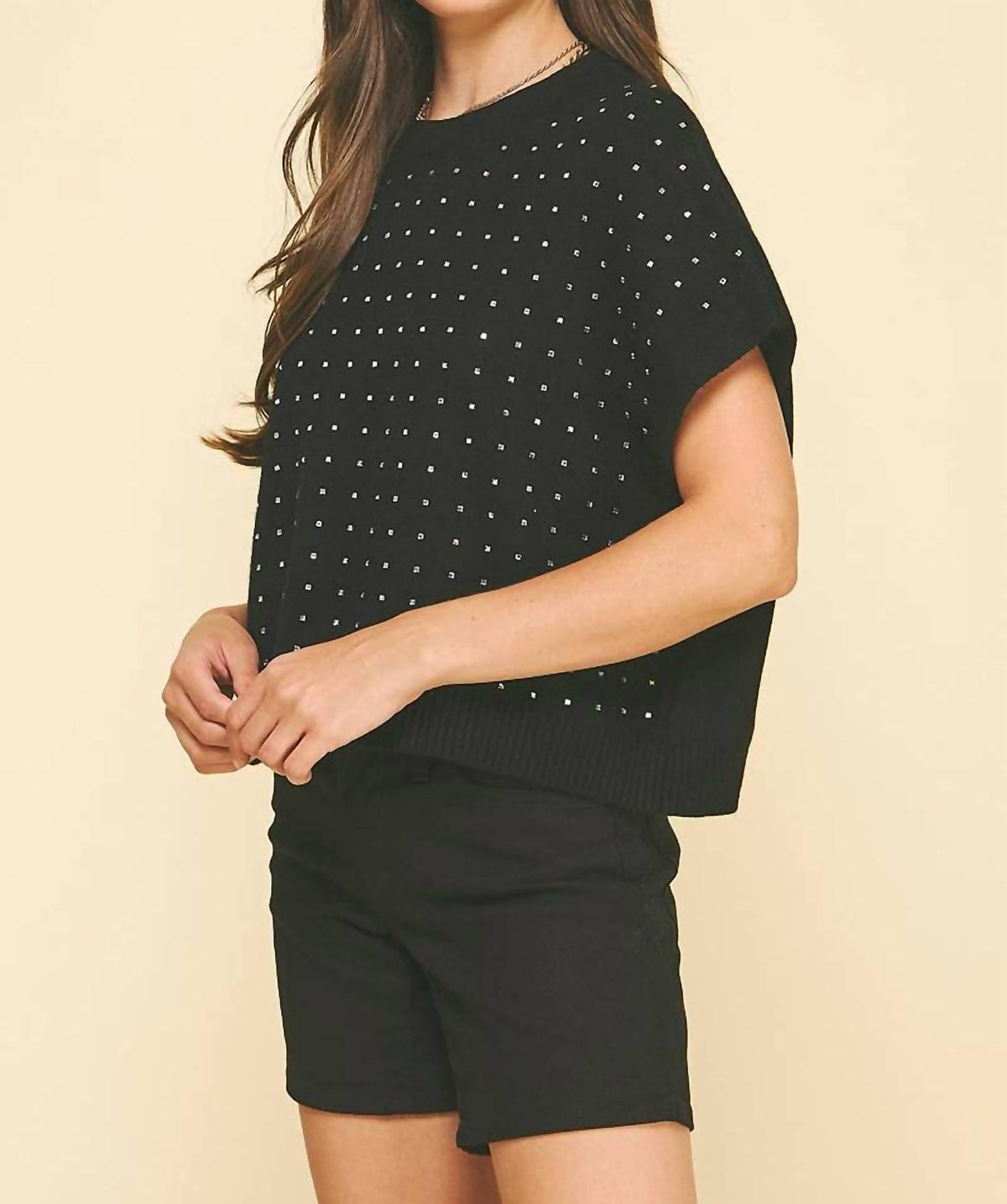 Pinch - Stone Embroidered Sweater