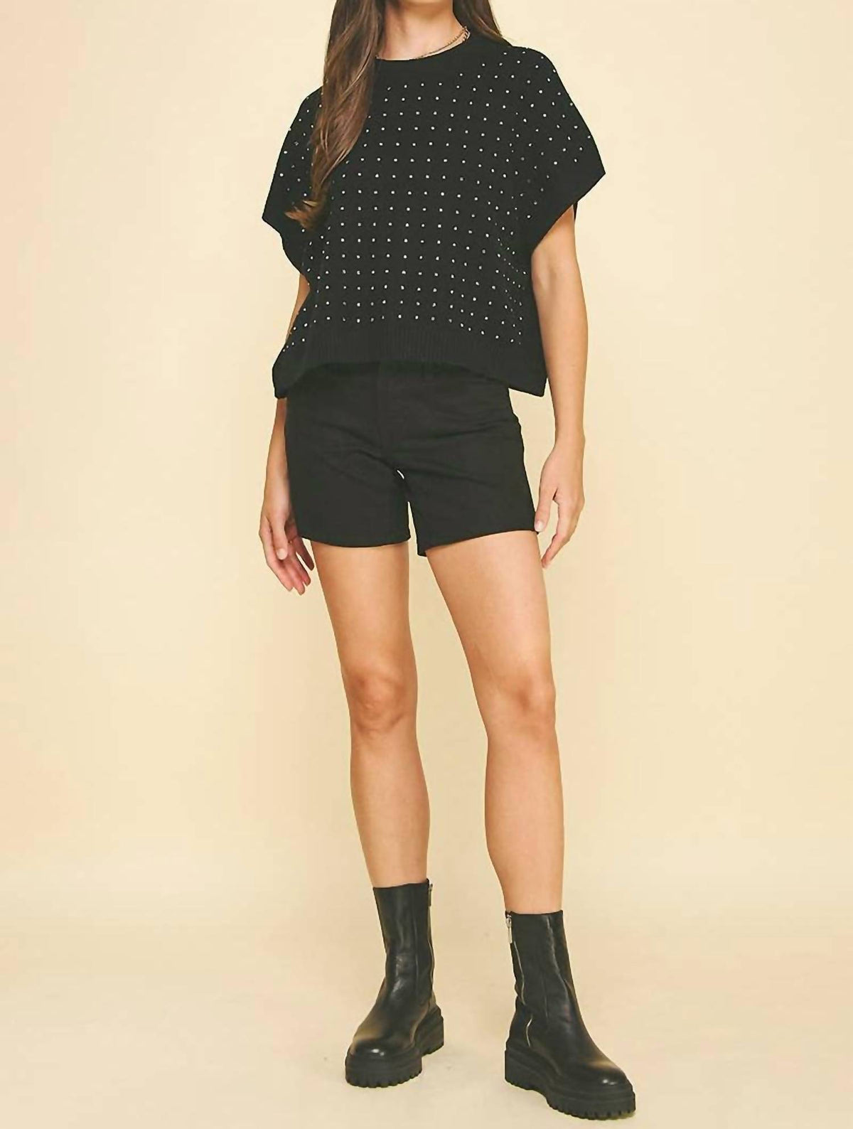 Pinch - Stone Embroidered Sweater