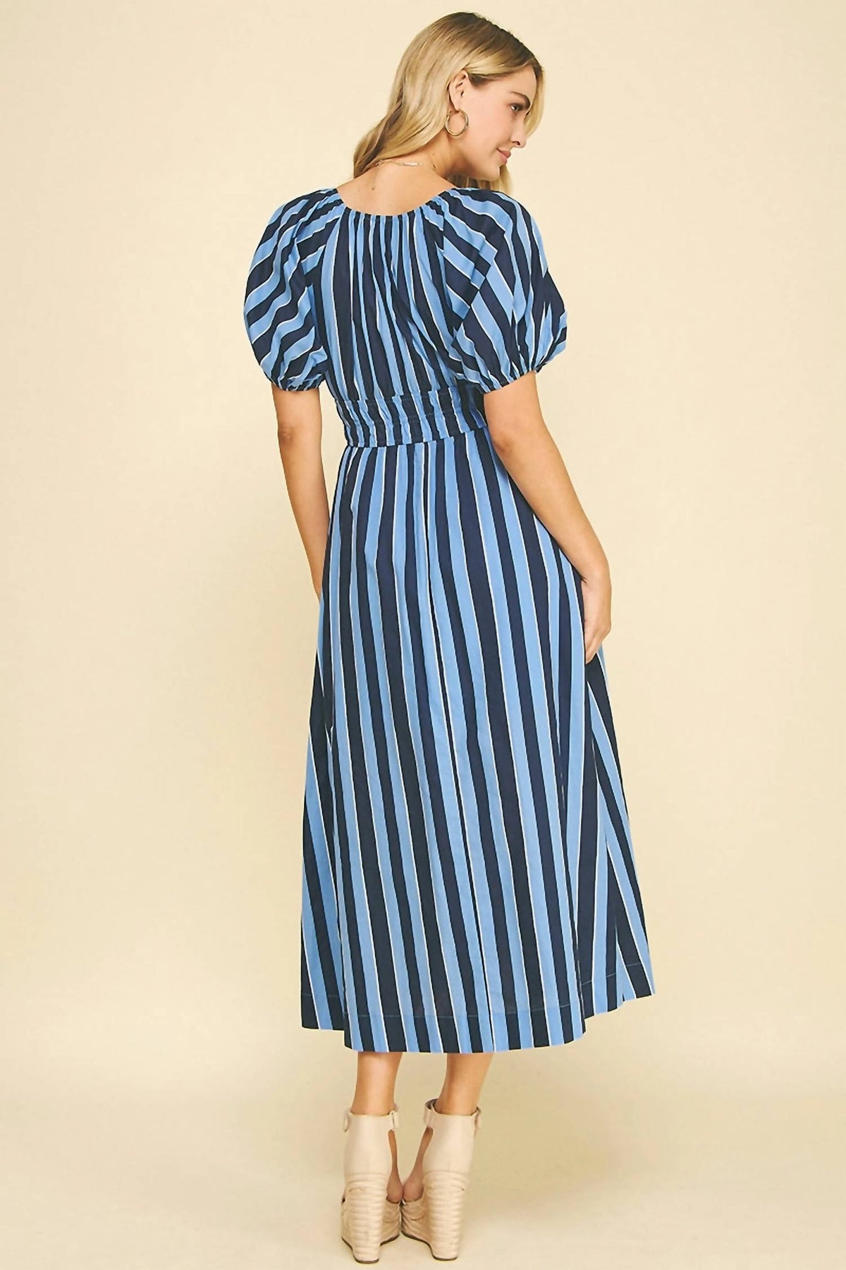Pinch - Striped Midi Dress