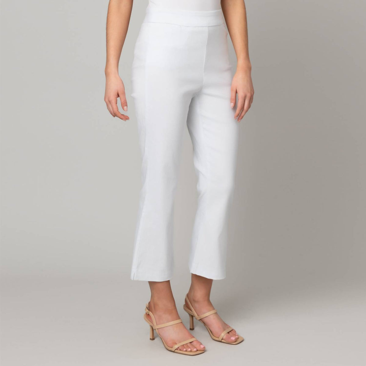Pine - Stretch Flare Crop Pants