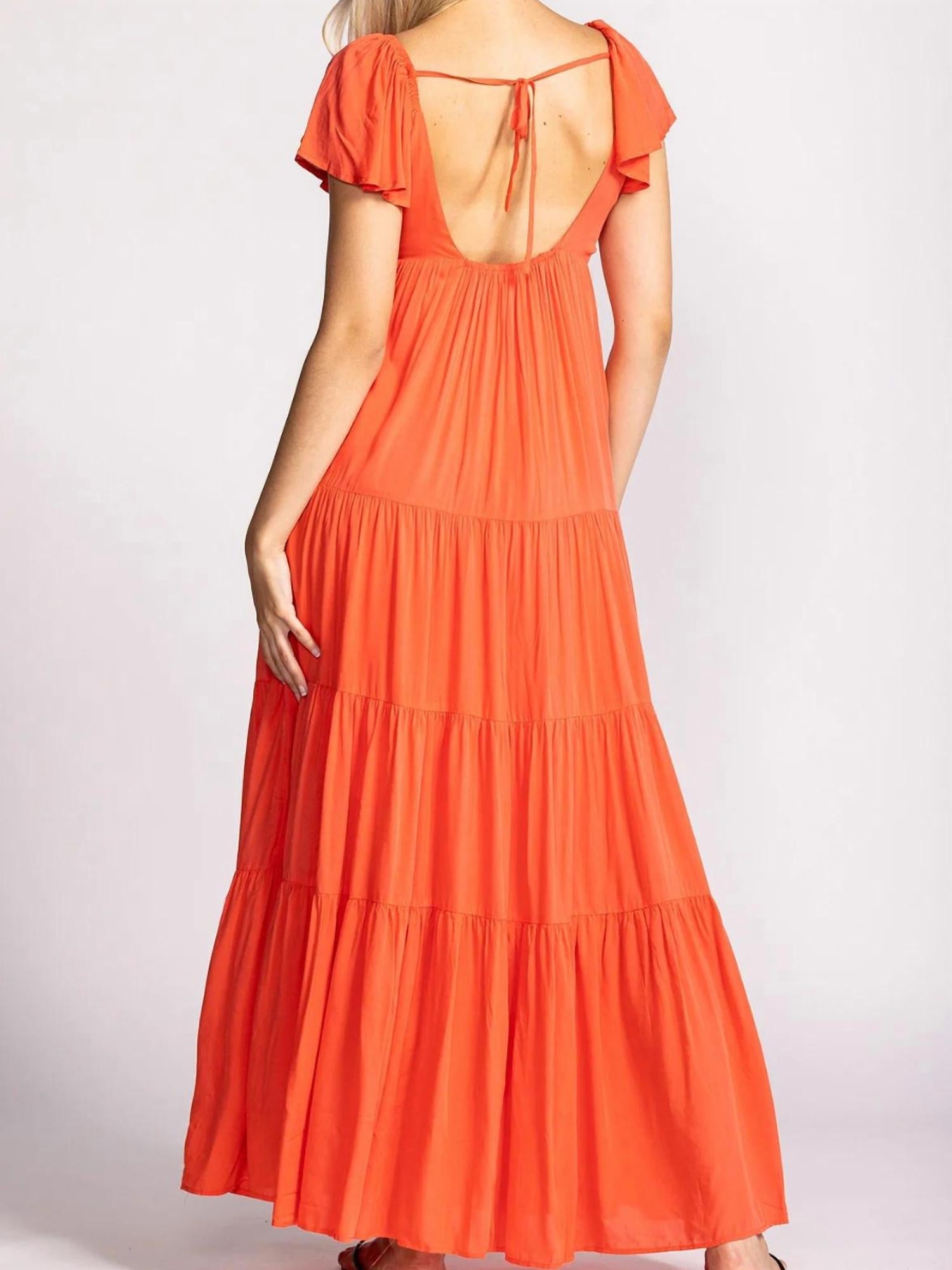 Pink Martini - Jessica V - neck Short Sleeve Dress - clothing - dresses - maxi