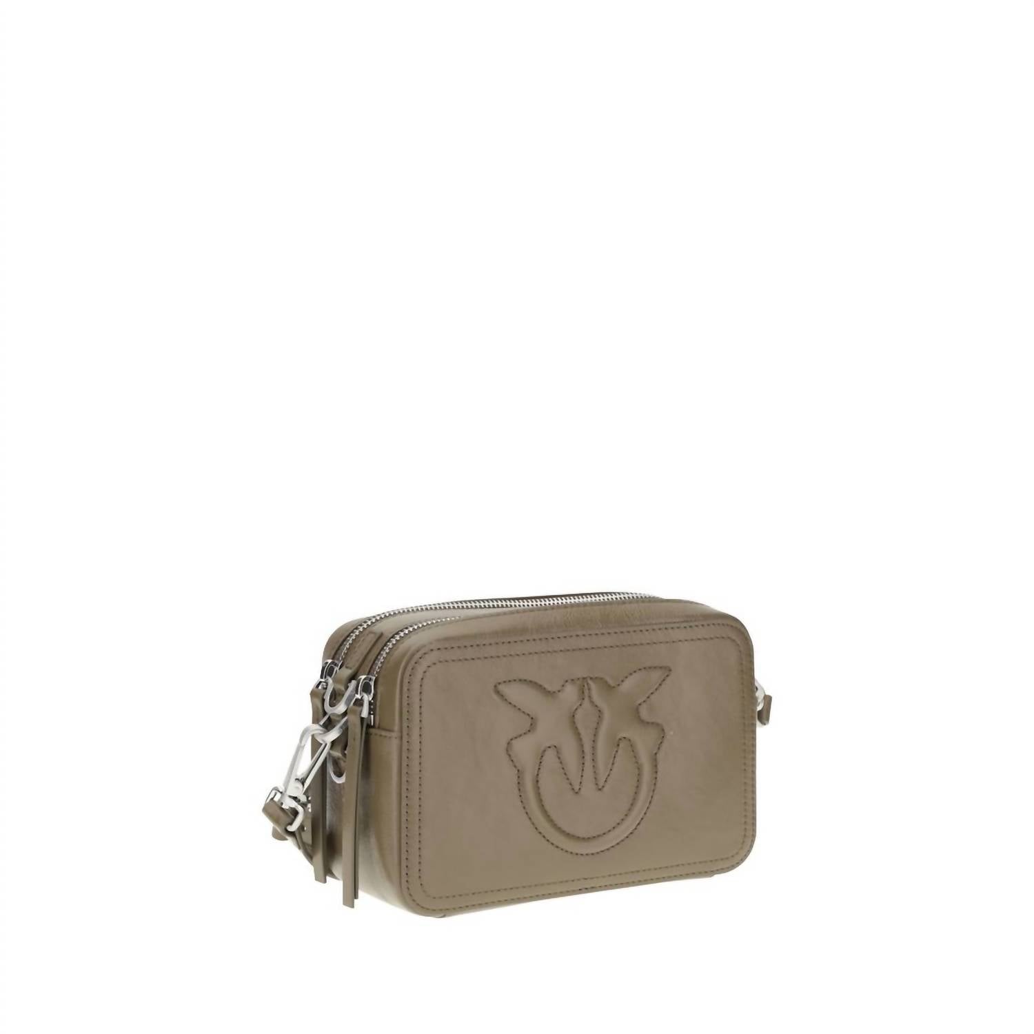 Pinko - Women's Carrie Shoulder Bag - bags - brown - handbags