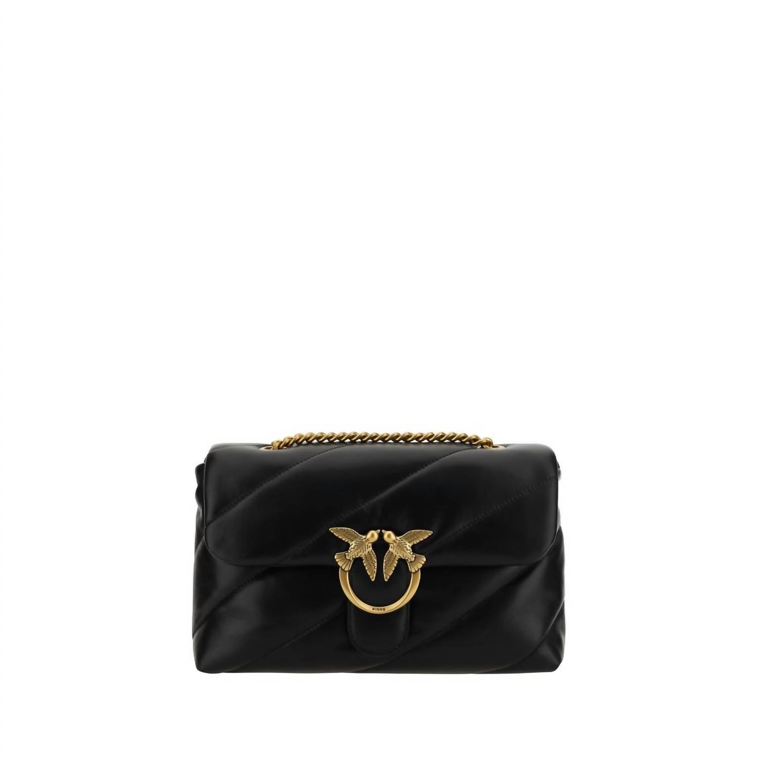 Pinko - Women's Love Classic Shoulder Bag - bags - black - handbags