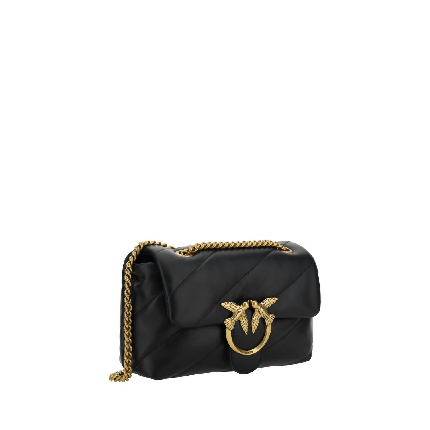 Pinko - Women's Love Mini Puff Shoulder Bag - bags - black - handbags