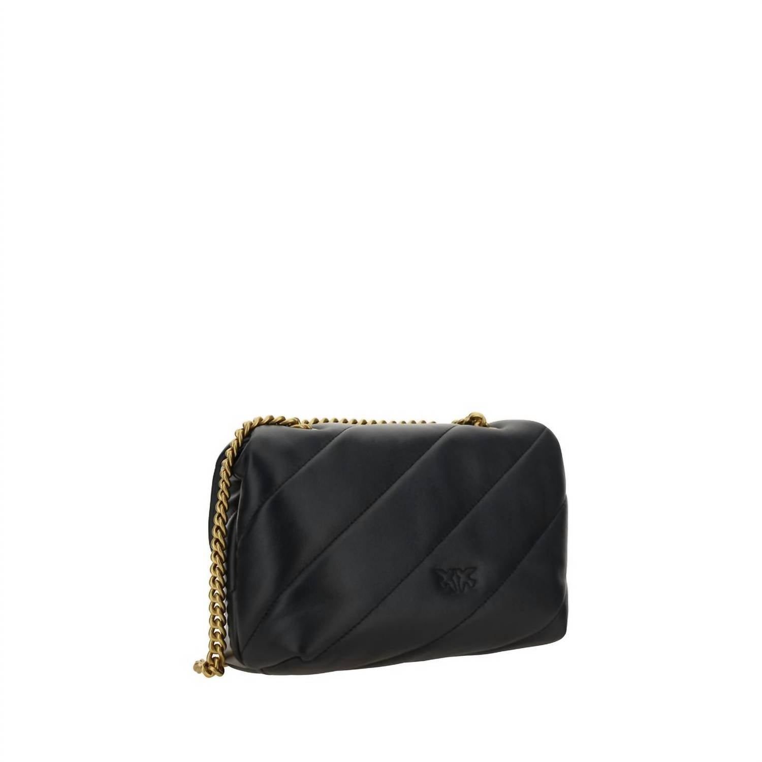 Pinko - Women's Love Mini Puff Shoulder Bag - bags - black - handbags