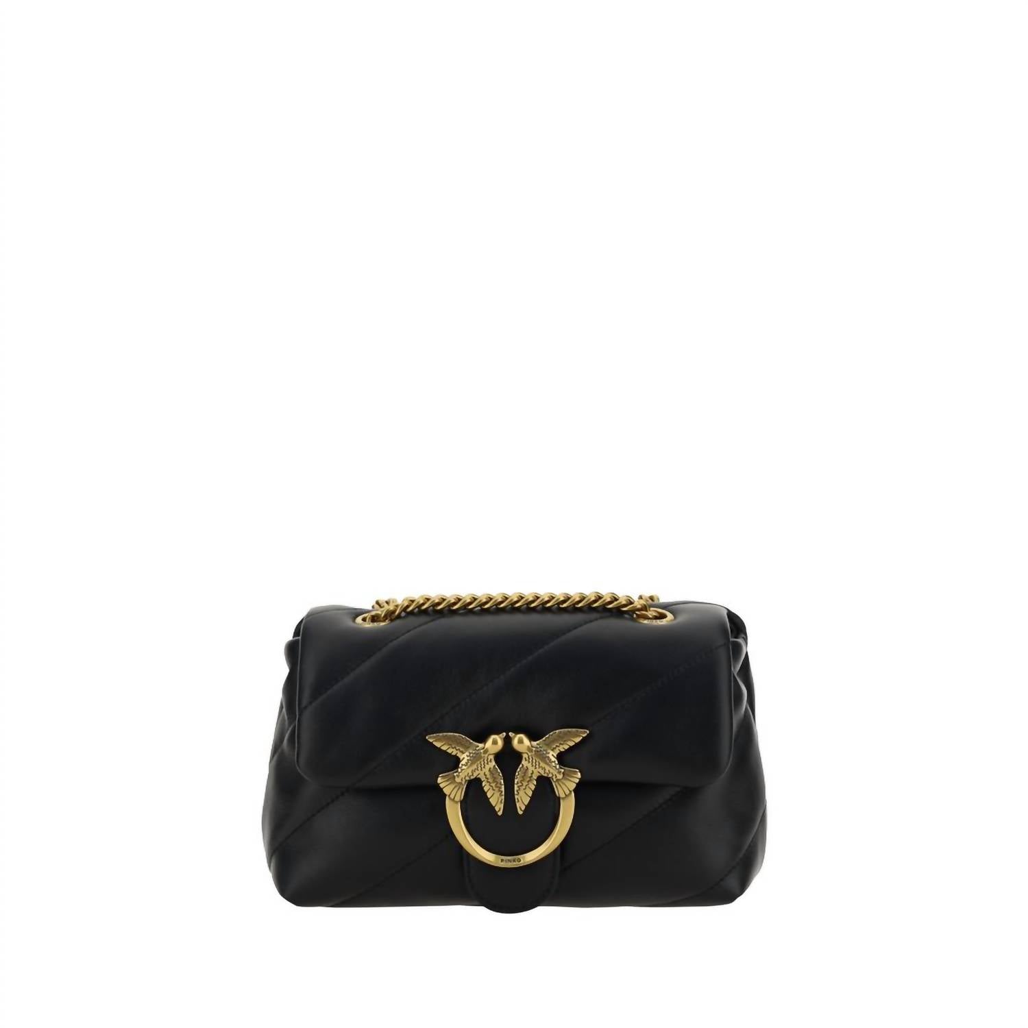 Pinko - Women's Love Mini Puff Shoulder Bag - bags - black - handbags