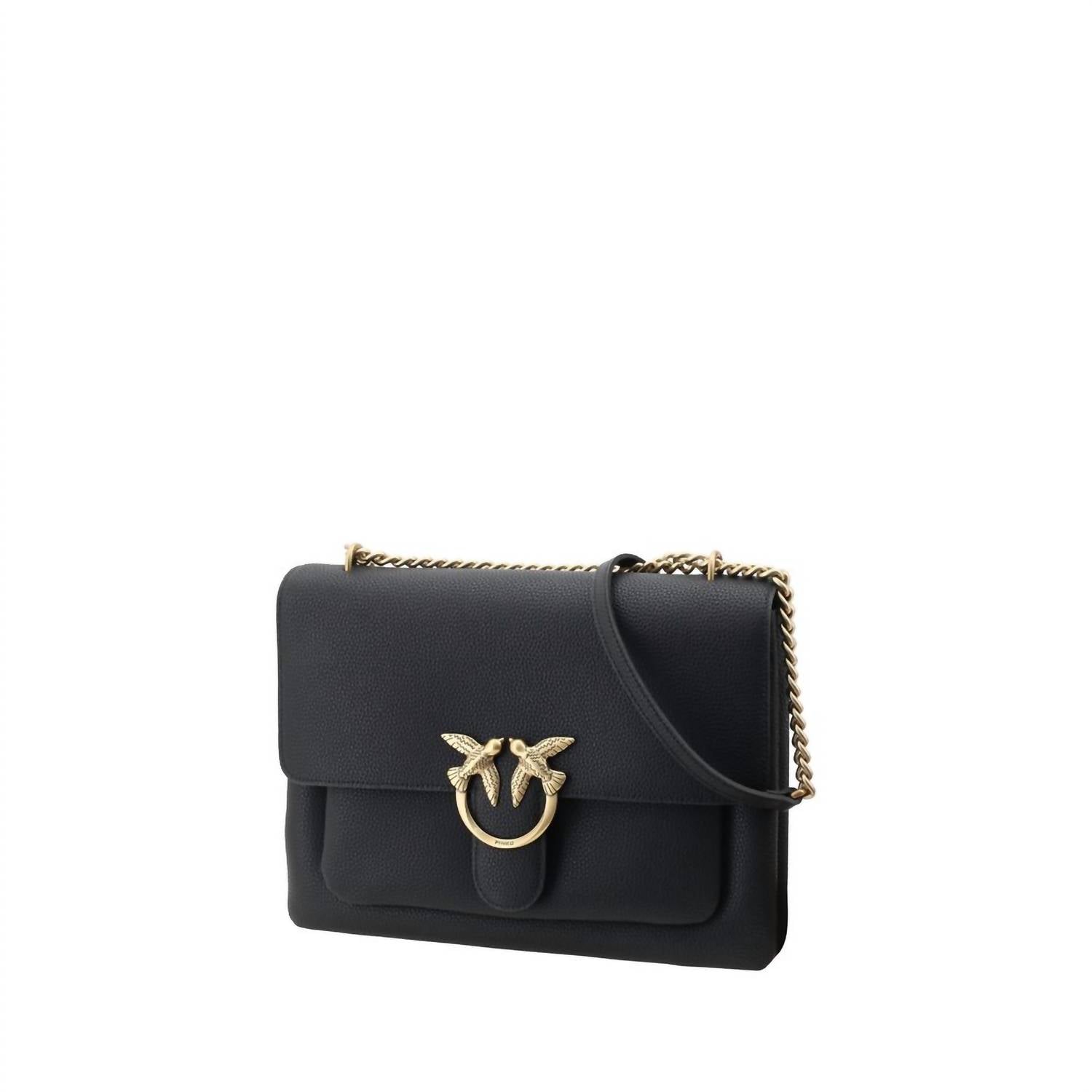 Pinko - Women's Love Shoulder Bag - bags - black - handbags