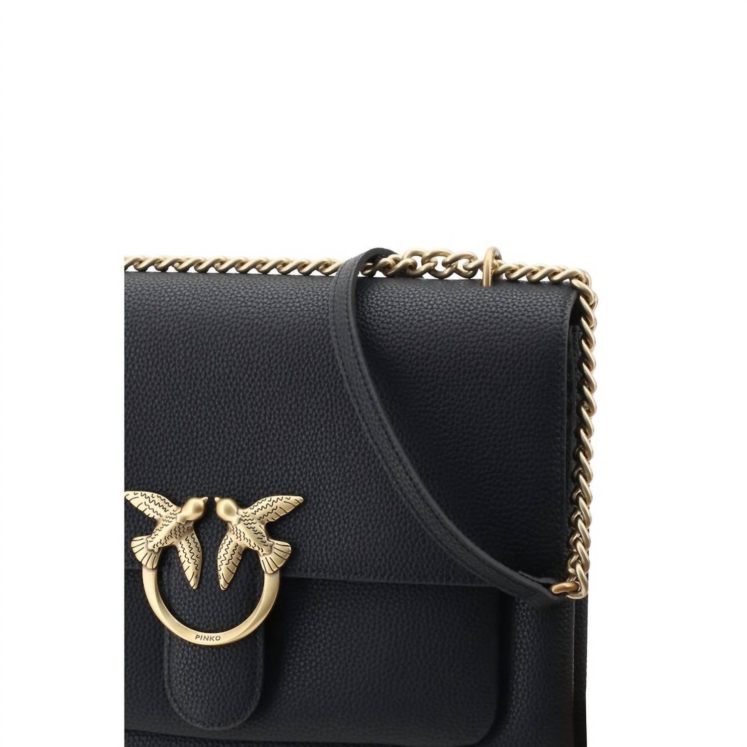 Pinko - Women's Love Shoulder Bag - bags - black - handbags