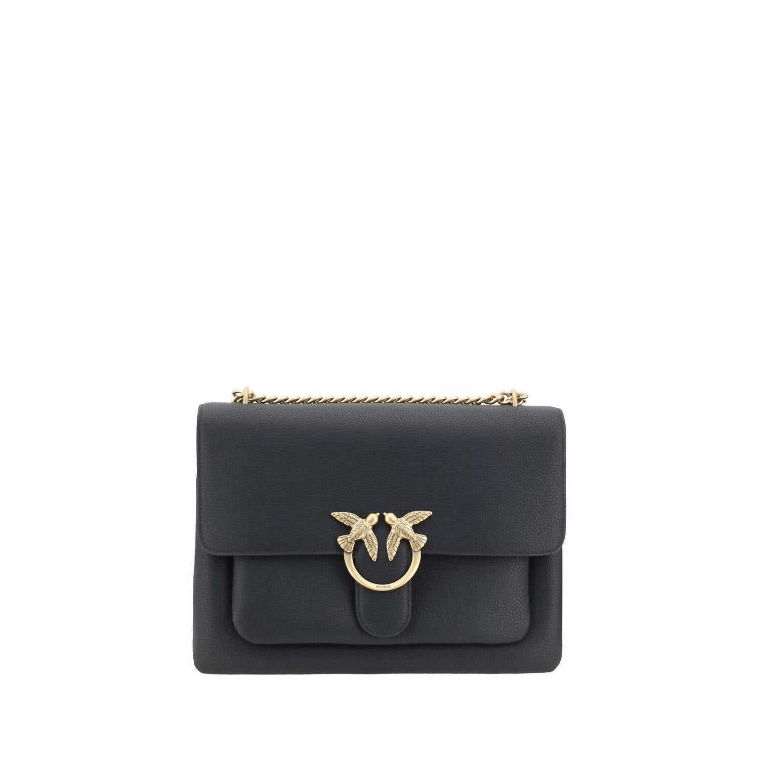 Pinko - Women's Love Shoulder Bag - bags - black - handbags