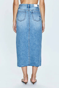 Pistola - Alice Midi Skirt - blue - clothing - cotton