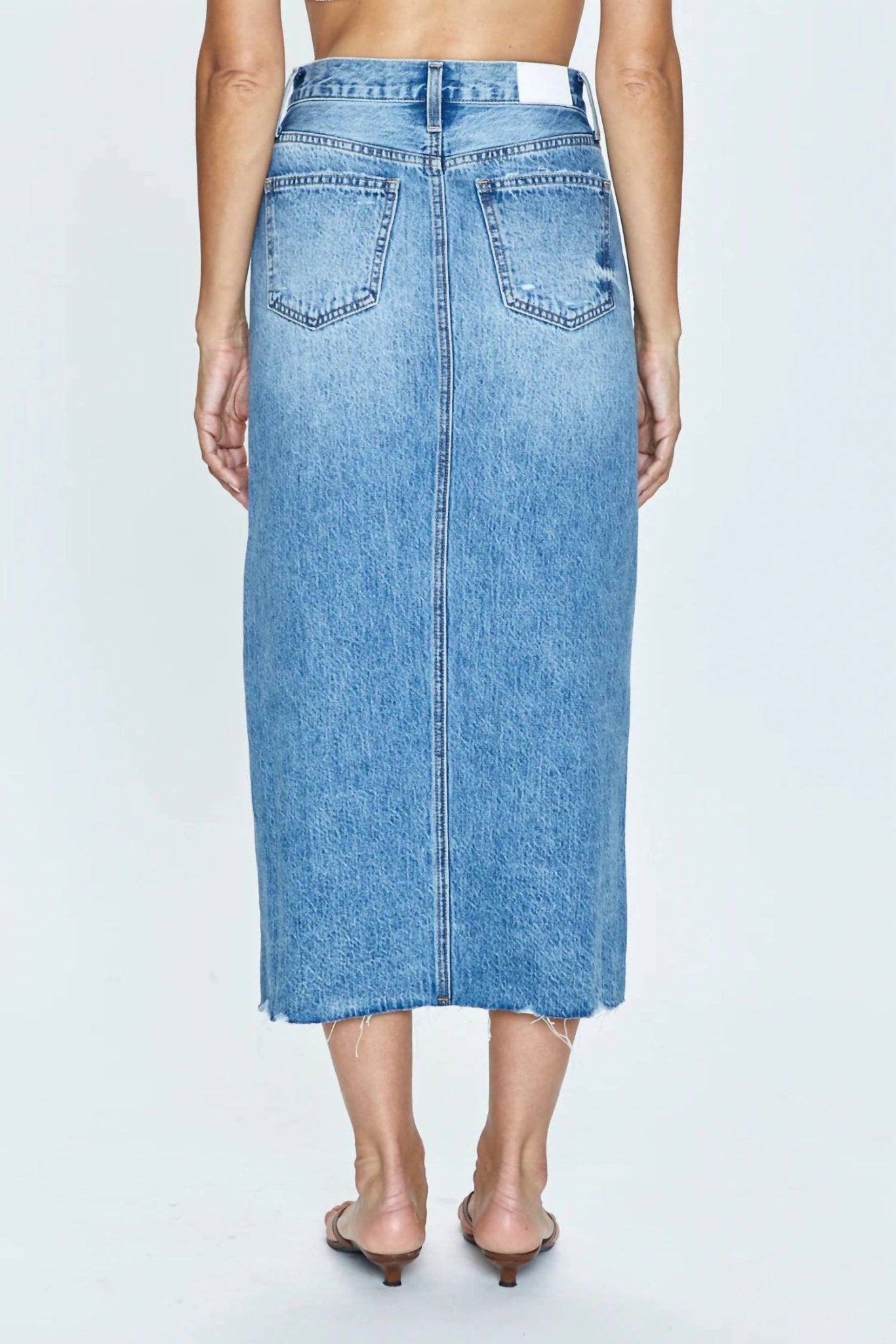 Pistola - Alice Midi Skirt - blue - clothing - cotton