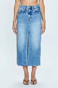 Pistola - Alice Midi Skirt - blue - clothing - cotton